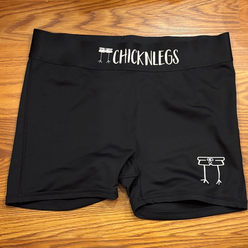 **SOLD ITEM**Chickn Legs Spandex Running Shorts